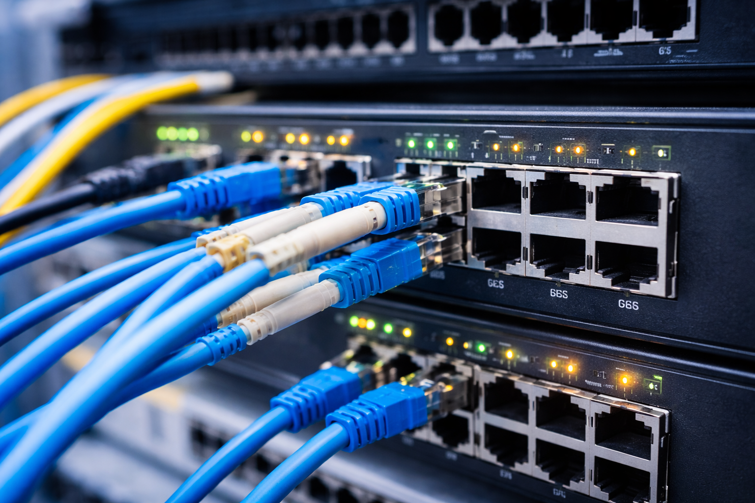 سوئیچ&zwnj;های فیبر نوری (Fiber Ethernet)