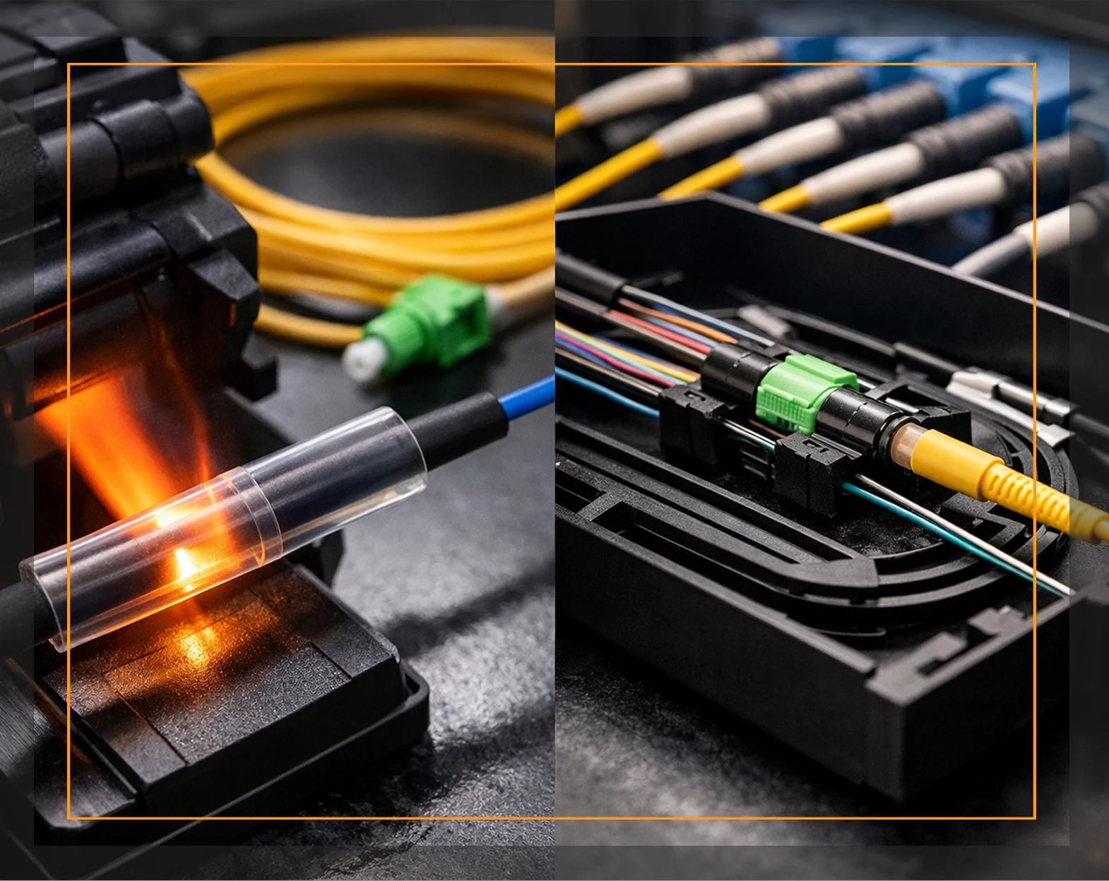 تفاوت کریمپ حرارتی و شیرینگ فیبر نوری + راهنمای کاربرد عملی