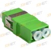 آداپتور فیبرنوری پایه کوتاه Duplex LC-LC SM/APC