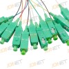 پیگتیل فیبرنوری SC-APC SM 0.9mm G.657 1.5m Multi Colors