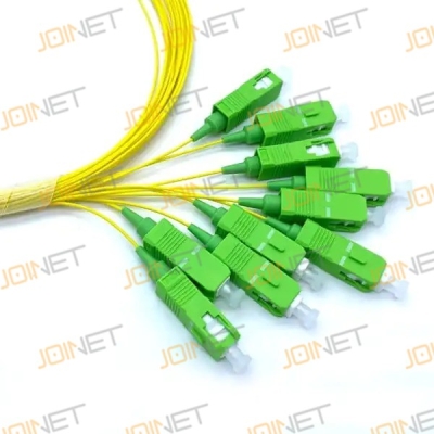 پیگتیل فیبرنوری SC-APC SM 0.9mm G.657 1.5m 1 Color