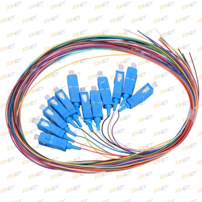 پیگتیل فیبر نوری SC-UPC SM 1.5m-12 Cores کد G652